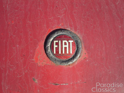 Red 1972 FIAT 124