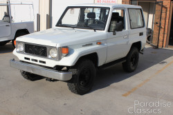 White 1985 Toyota Land Cruiser