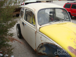 Beige 1969 Volkswagen Beetle 