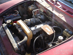 Red 1972 FIAT 124