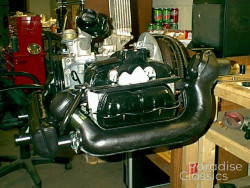 Yellow 1974 Volkswagen Beetle Complete Engine Rebuild