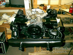 Yellow 1974 Volkswagen Beetle Complete Engine Rebuild