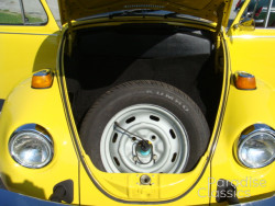 Yellow 1974 Volkswagen Beetle