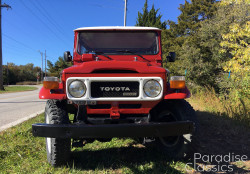 Red 1982 Toyota Land Cruiser