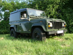 Green 1989 Land Rover Defender