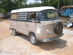 Brown 1970 Volkswagen Bus